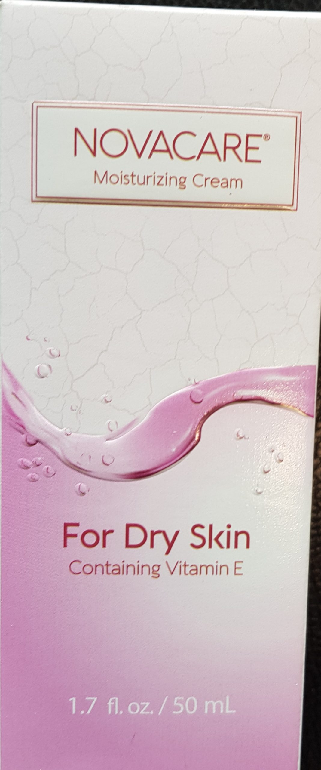 Novacare Moisturizing Cream for Dry Skin, with Vitamin E